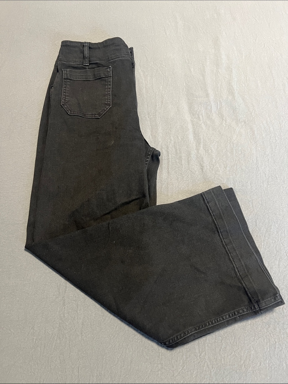 Pilcro Black Women's Straight-Leg Jeans